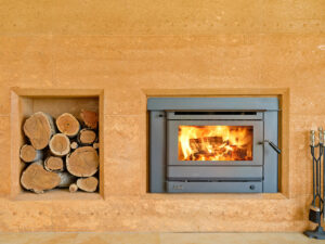rammed-earth-texture-fireplace-feature