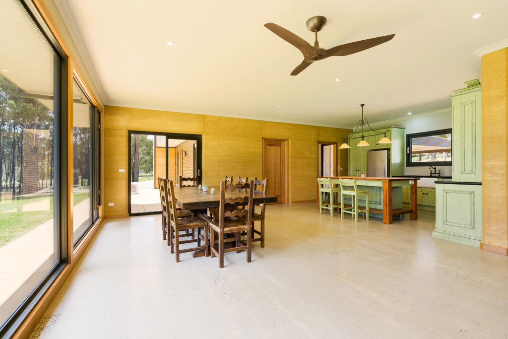 internal-rammed-earth-open-plan-dining