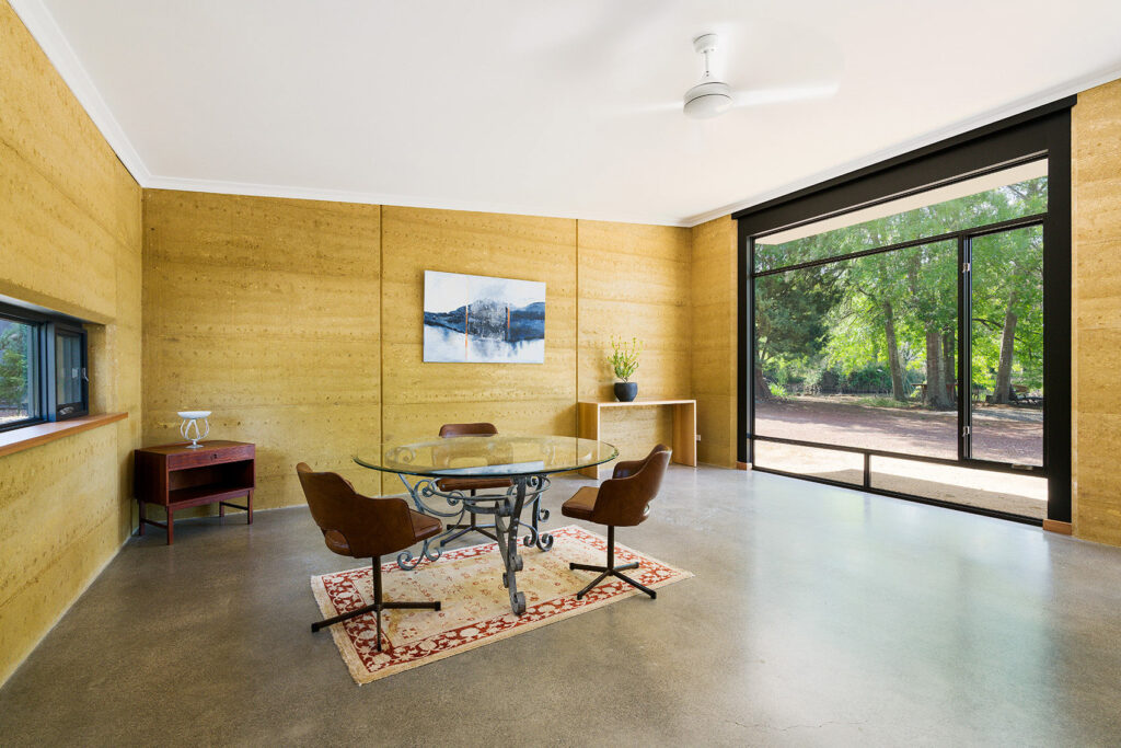 internal-rammed-earth-dining-space