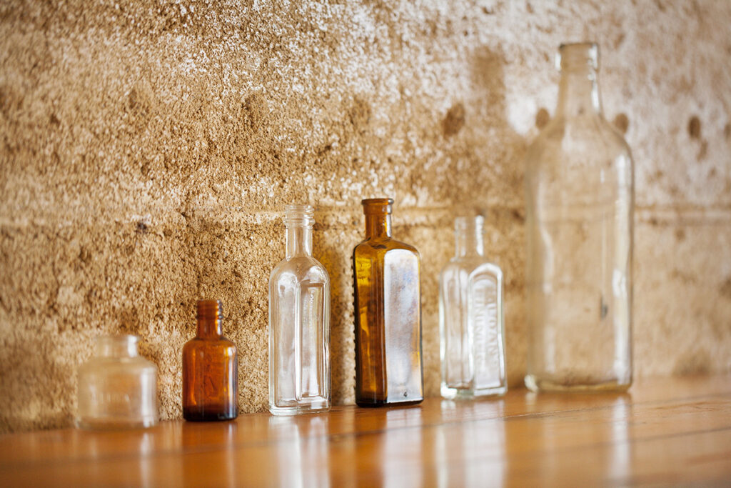 rammed-earth-texture-bottles