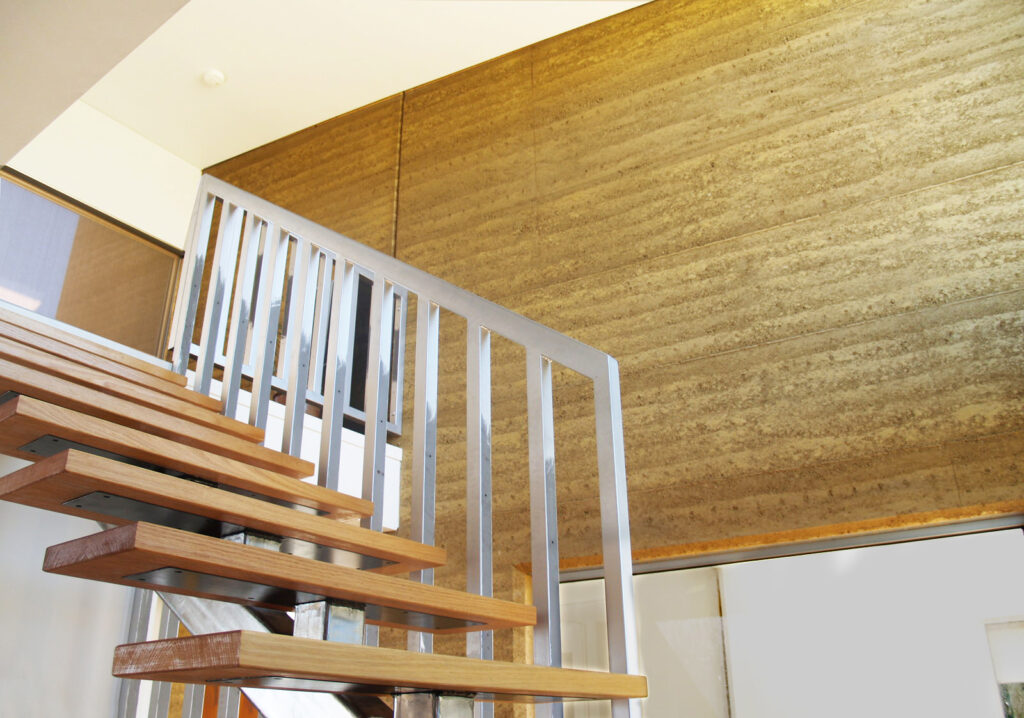 internal-rammed-earth-stairs